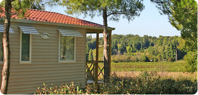 location mobile home camping fontisson avignon vaucluse